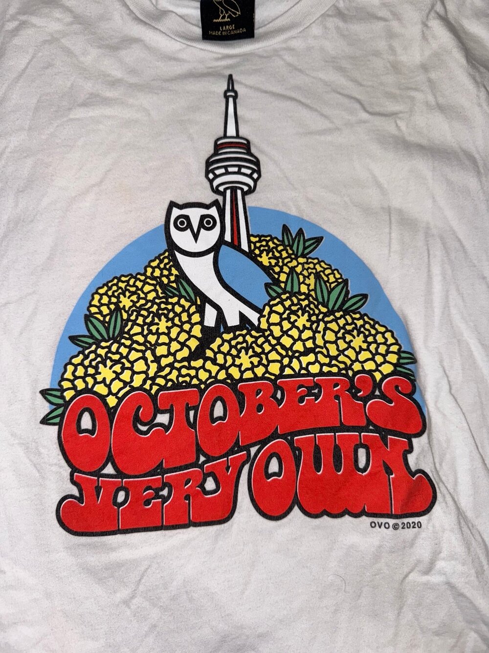 OVO October’s Very Own Graphic Tee Custom Cropped T-Shirt